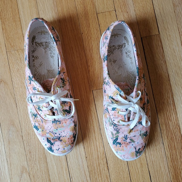 Keds Rifle Paper floral sneakers sz 7 - Picture 7 of 13
